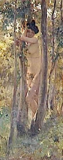 Julius LeBlanc Stewart Jeune femme nue dans un sous-bois china oil painting image